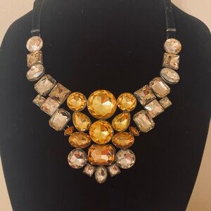 #181 Joan Rivers Classics Collection Runway Crystal Cascade Necklace